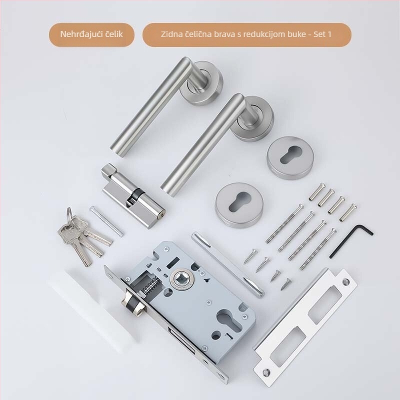 Xiong Kaijie nehrđajući čelik ručka za unutarnja vrata – brava za unutarnja vrata, moderni stil