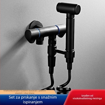 Toaletni sprej pištolj, bakreni, zidna montaža, model Toilet companion, unutarnji promjer 2, CE certifikat