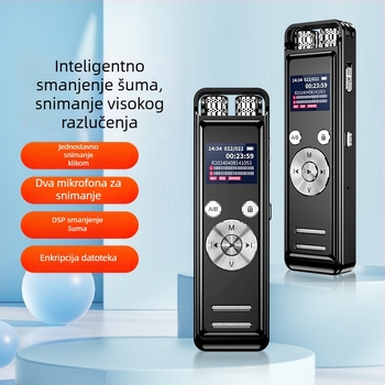 Zapisivačka olovka ZD43B — WAV format, 5700 minuta snimke, doseg 10 m, USB 2.0, kućište od cinkove legure