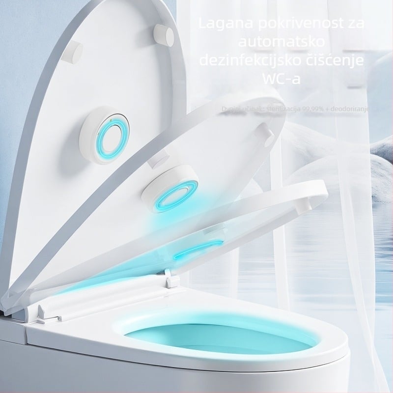 UV sterilizacijska lampica za WC, mali automatski deodorizirajući i dezinficirajući sterilizator, Agada, indukcijski prekidač, ABS + litij baterija, 220V, 50 godina vijeka