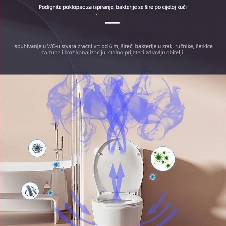 Toilet Guard UV sterilizacijska lampa, punjiva