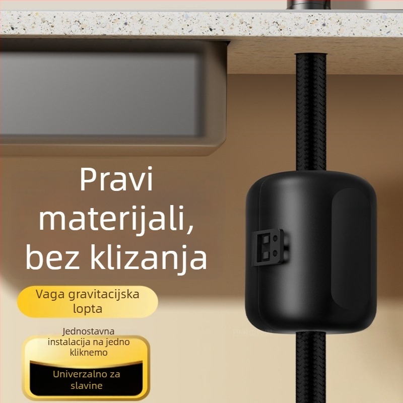 Pribor za izvlačnu slavinu s Gravity Ball težinom, plastični materijal, otvaranje ključem, završni premaz pečen