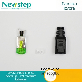 Pass-Through RJ45 konektor, Crimp tip, 4/8 jezgri, 22-26 AWG, bez uklanjanja izolacije, Cat5e/Cat6a