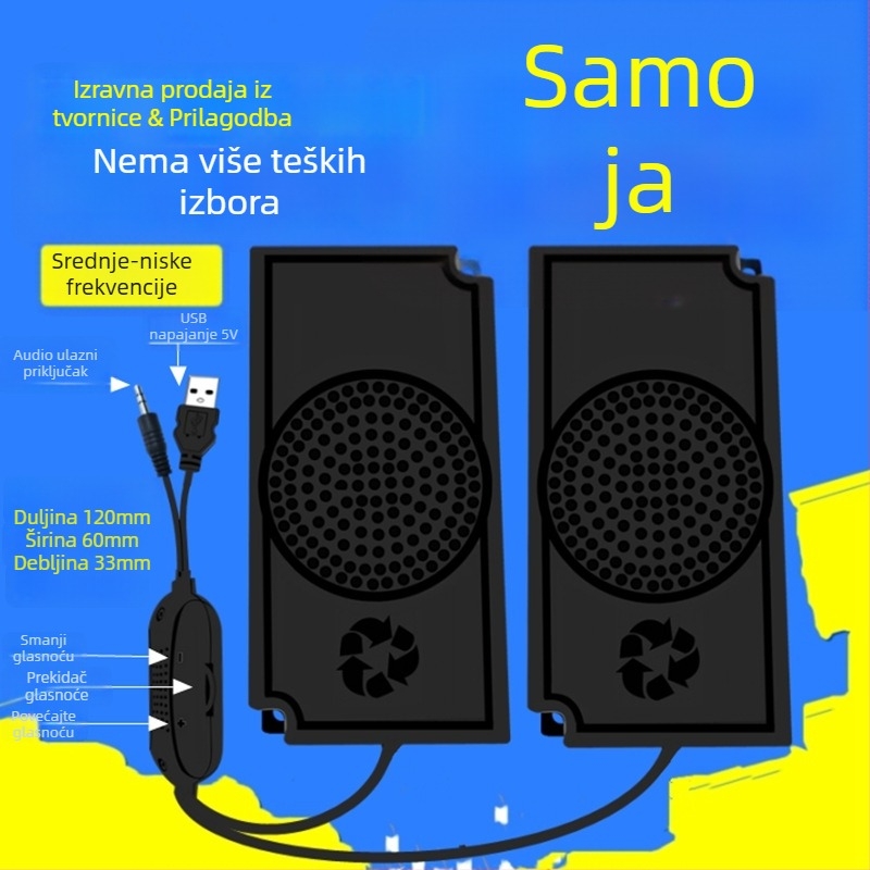 ERQU Koaksijalni kompozitni zvučnik – Membrana bez papira, Unutarnji magnet, NS usmjerenje, Frekvencijski odziv 15–30000 Hz