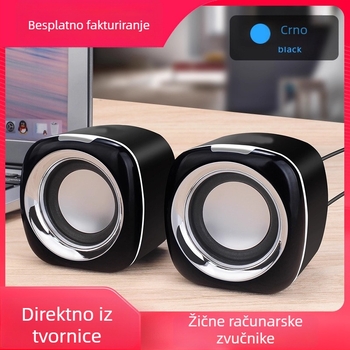 Desktop zvučnici za računalo, kabelski, subwoofer, 3D surround zvuk