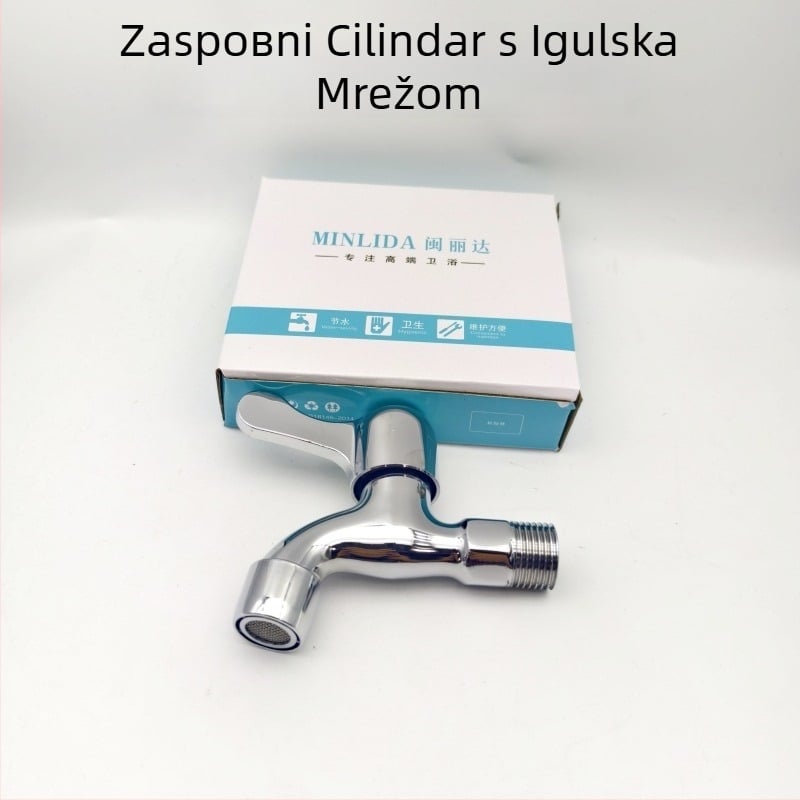 Kuhinjska slavina za hladnu vodu, jednoručna, pogodna za spajanje na perilicu i mop umivaonik, keramički kartridž, mesing tijelo, maksimalna temperatura 60°C, nazivni tlak 1,6 MPa