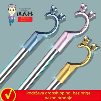 Teleskopski štap za odjeću od aluminijske legure i nehrđajućeg čelika, balkon za sušenje, moderni minimalistički dizajn