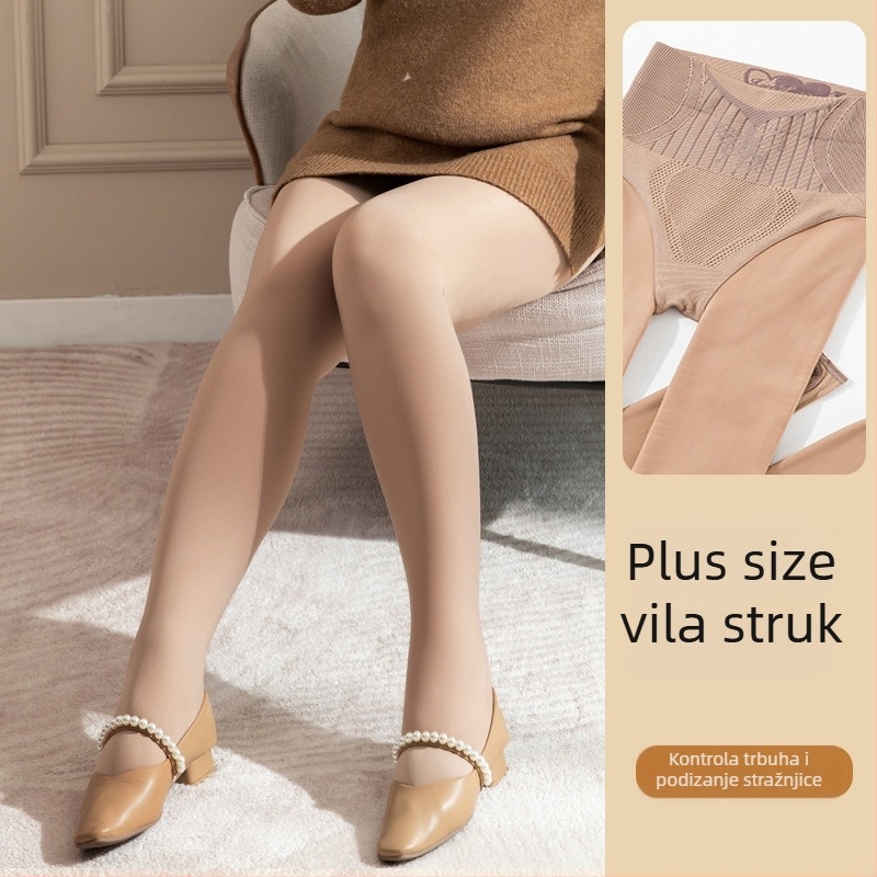 Hlačnice s visokim strukom, oblikovanje tijela, podizanje stražnjice, 50–70% elastan