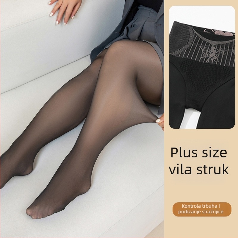 Hlačnice s visokim strukom, oblikovanje tijela, podizanje stražnjice, 50–70% elastan