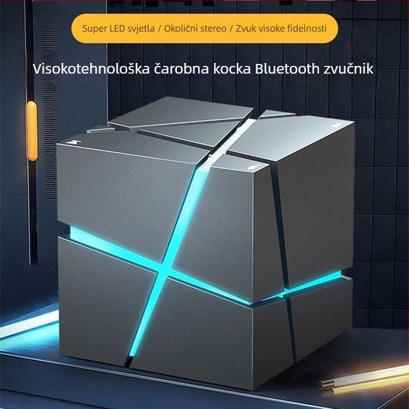 Mini Bluetooth zvučnik s reprodukcijom s kartice, 3W, Bluetooth 5.0, 100Hz-20kHz, SNR ≥70dB