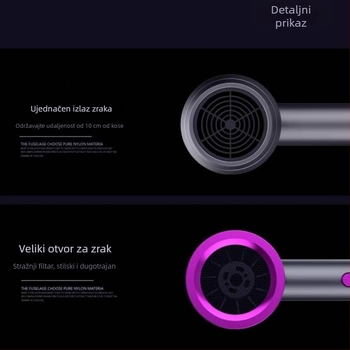 Sušilo za kosu – bezčetkasti motor, 800 W, 220 V, topao/hladan zrak, 3 brzine