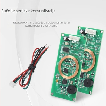 RFID čitač modul ZY-RFM407, dvostruka frekvencija 125kHz/13,56MHz, USB/TTL/RS232 sučelje, podržava kartice ID/IC/NFC DesFire Sony, domet čitanja 2-6 cm, vrijeme čitanja 0,2 s