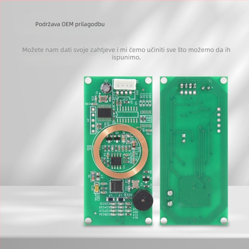 RFID čitač modul ZY-RFM407, dvostruka frekvencija 125kHz/13,56MHz, USB/TTL/RS232 sučelje, podržava kartice ID/IC/NFC DesFire Sony, domet čitanja 2-6 cm, vrijeme čitanja 0,2 s