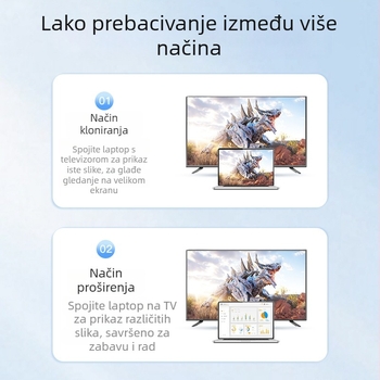 DP na HDMI adapter — 4K rezolucija, podrška svim sustavima, model ZA021