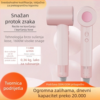 Sušilo za kosu s Brushless DC motorom, 1000W, 220V, 4 brzine, vrući/hladni zrak