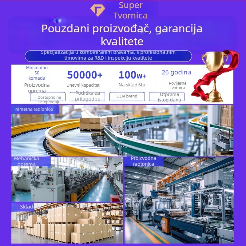 Mehanička brava s troznamenkastim kodom i karabinerom, model HE02; materijal: aluminij–cinkova smjesa; debljina zaključavajuće šipke 6; razmak zaključavajuće šipke 64 × 24