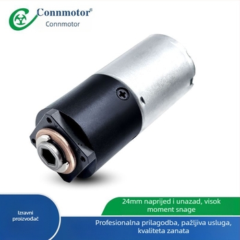 Motor s četkicama za mlinac za papar — mini DC motor s plastičnim zupčanicima, prijenos 280:1, niski napon, veliki moment