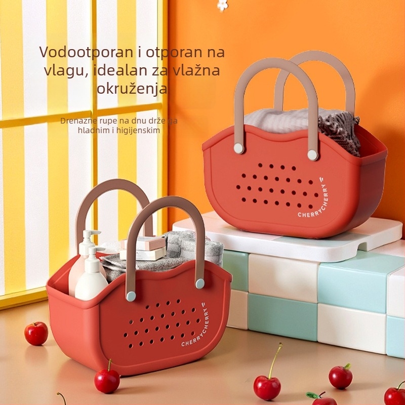 Kupaonska košara za pohranu – crtani slatki stil; Model TH-8119; Materijal PP/TPR; Primjena: donje rublje, uredski pribor, voće, povrće, knjige i časopisi, promjena odjeće
