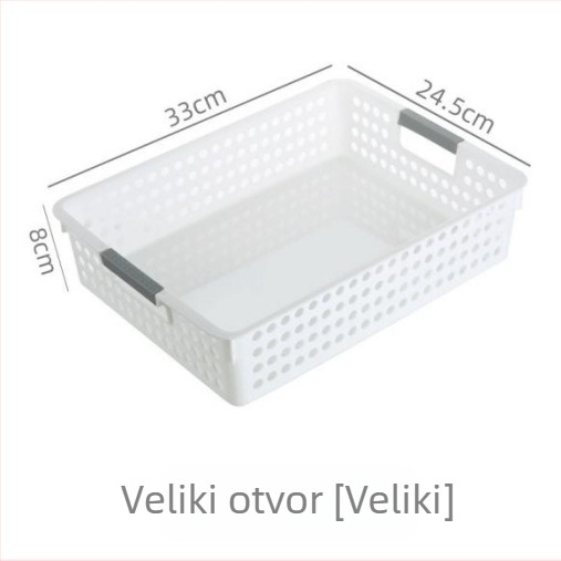 Stolni koš za pohranu, debelog dizajna, velike kapacitete, plastični, model hc-870, moderni jednostavni stil