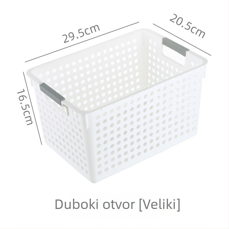 Stolni koš za pohranu, debelog dizajna, velike kapacitete, plastični, model hc-870, moderni jednostavni stil