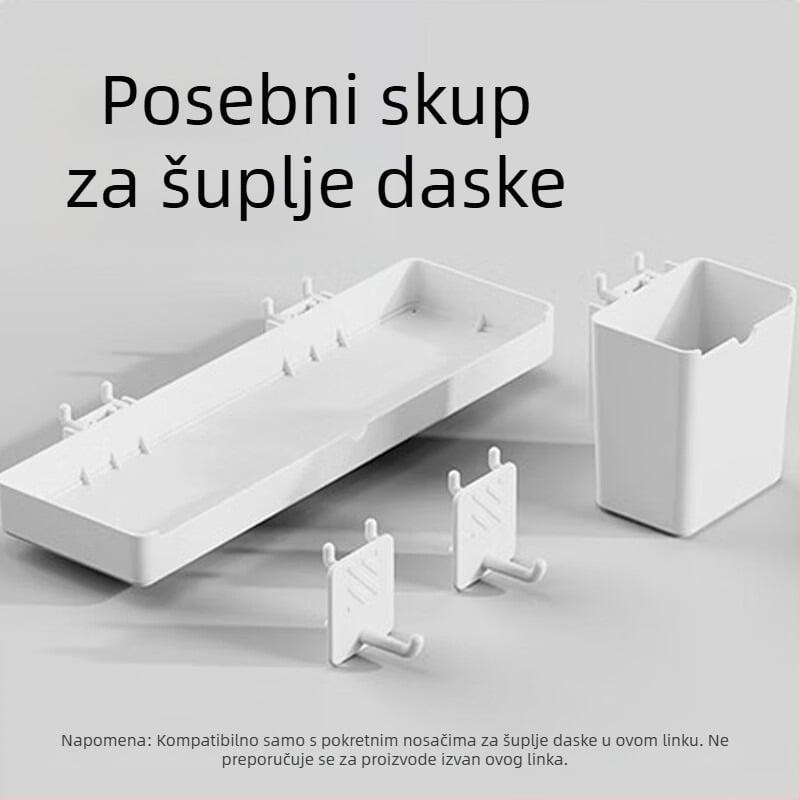 Mobilni TV stalak s perforiranom pločom – Shell Stone Dbtcpj, mehaničko upravljanje, dodaci za televizor