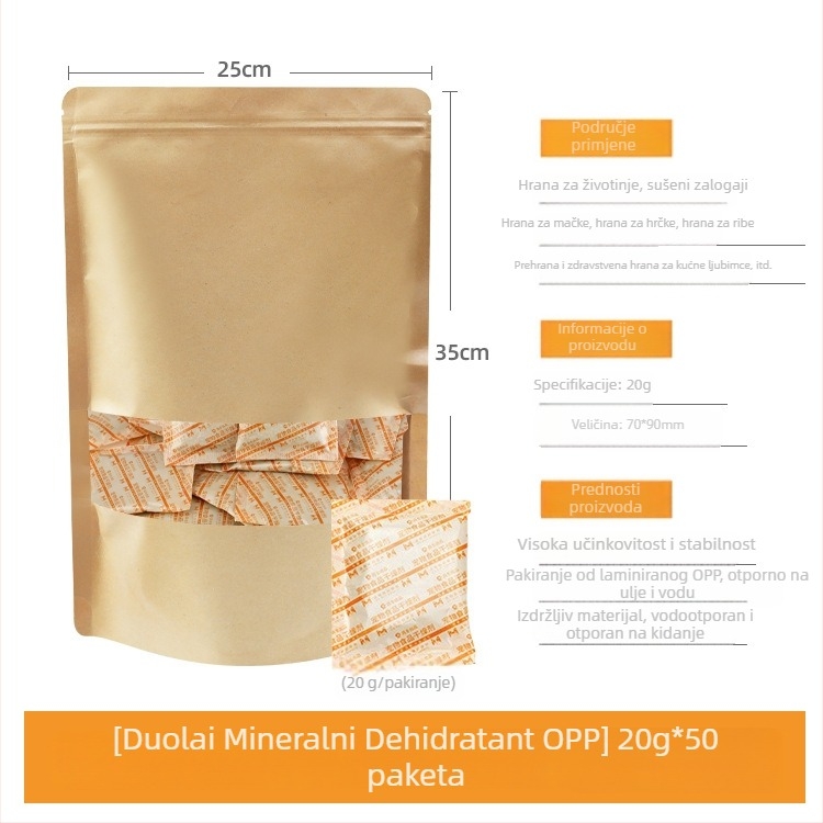 Kućni desikant — Changquan; suši i dehidrira; pakiranje: vrećica; postavljanje: ravno