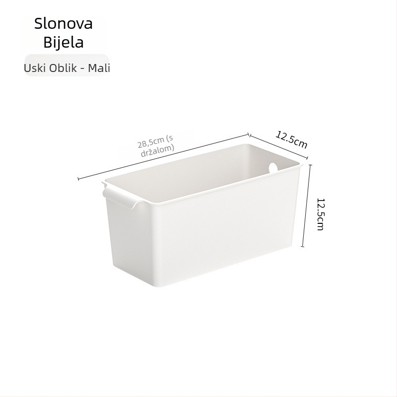 Stolna kutija za pohranu, PP plastika, 18 L, model 1013, bez poklopca, mogućnost slaganja