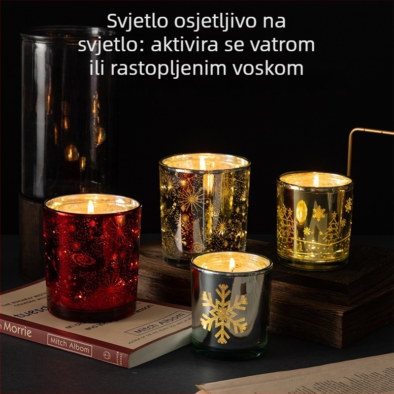 Nothing mirisna svijeća, svjetlosno kontrolirana, šalice oblika, smjesa voska