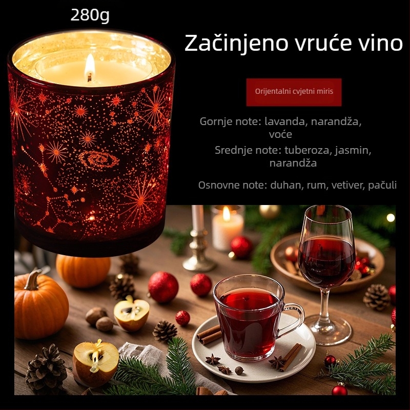 Nothing mirisna svijeća, svjetlosno kontrolirana, šalice oblika, smjesa voska