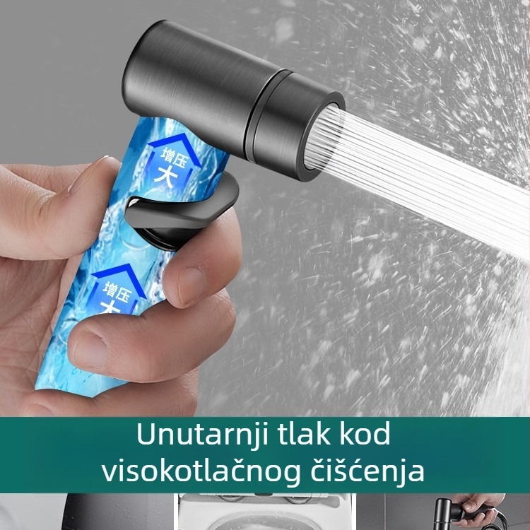 Držač tuš pištolje za WC - univerzalni bez bušenja s rotirajućim držačem (bakar, Wolf Kiss, Rotirajući, Bez bušenja, Univerzalno)