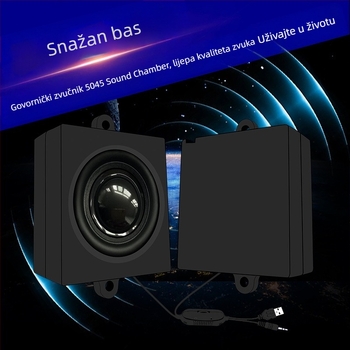 USB napajani računarski zvučnik, 4 Ω, 3 W, frekvencijski raspon 10–25000 Hz, 5V USB napajanje