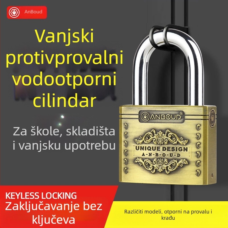 Kućni katanc Tip C – Anbond, legura čelika, moderni stil