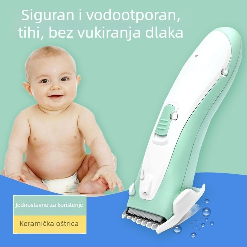 Ruli dječji električni šišač za kosu, punjivi, vodootporan, 2.4V