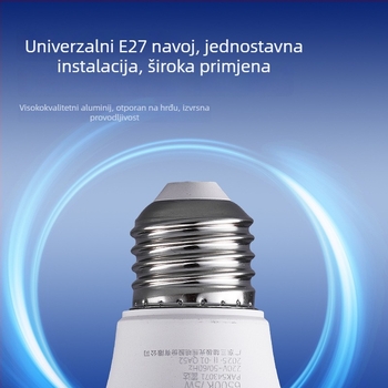 LED žarulja s radar senzorom za hodnike i stubišta, E27 navoj, 220V, 95 lm/W, model PAK543071/PAK543072