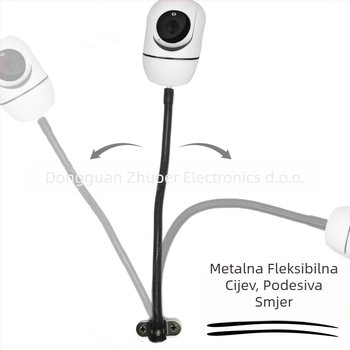 Držač monitora s 360° rotacijom, metalna konstrukcija, toplinski skupljiva cijev, fleksibilan vrat