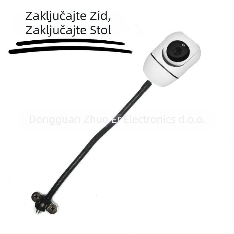 Držač monitora s 360° rotacijom, metalna konstrukcija, toplinski skupljiva cijev, fleksibilan vrat