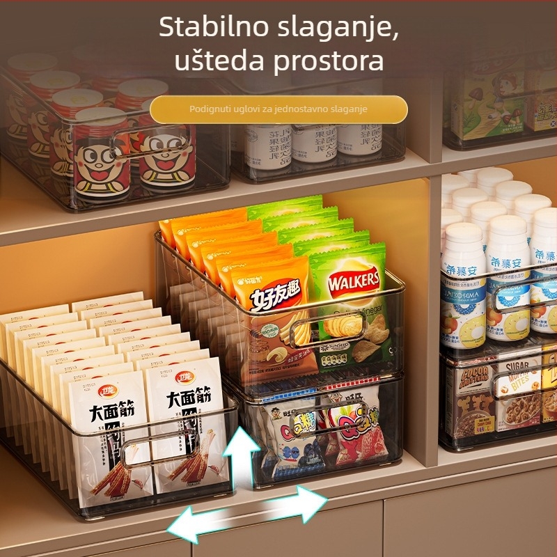Stolna kutija za skladištenje, bez poklopca, PET materijal, za organiziranje, modernog minimalističkog stila