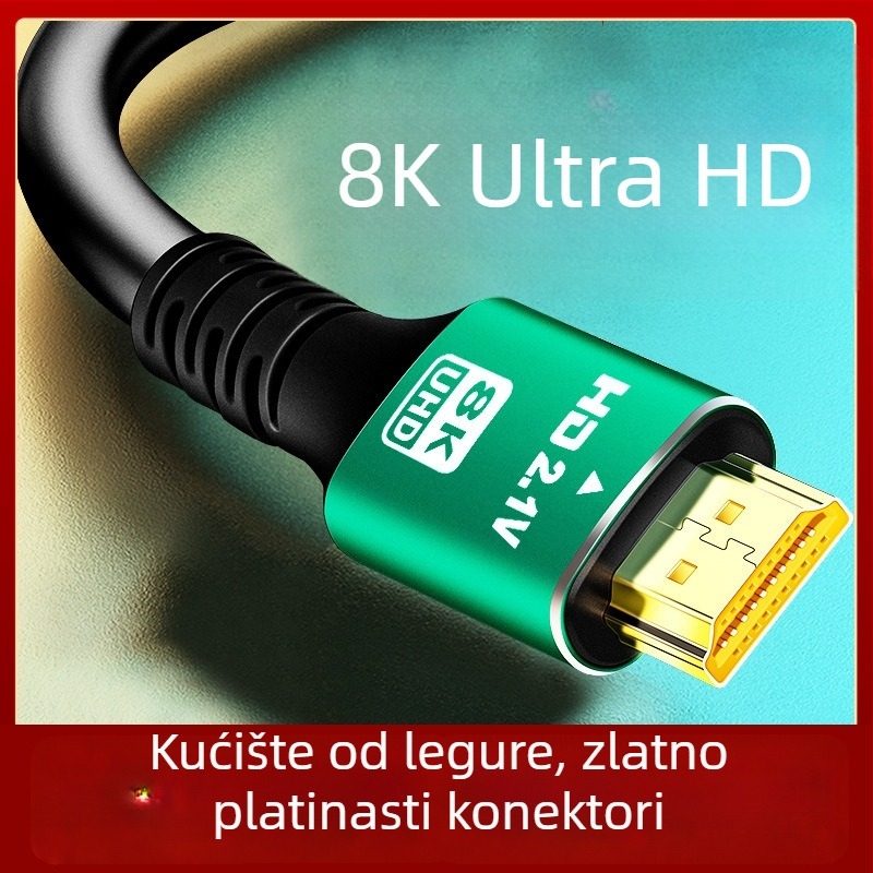 HDMI 2.1 produžni kabel s bakrenim vodičem za 8K televizore, projektore, monitore i set-top boxove