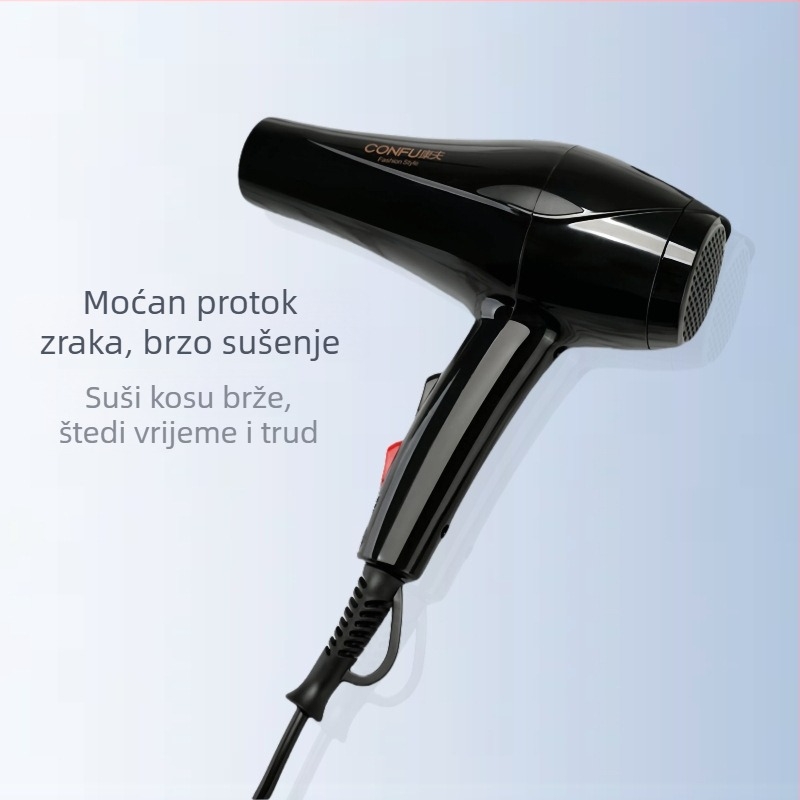 Sušilo za kosu 1800W DC motor, 220V, kontrola temperature vrućeg zraka, zaštita od pregrijavanja