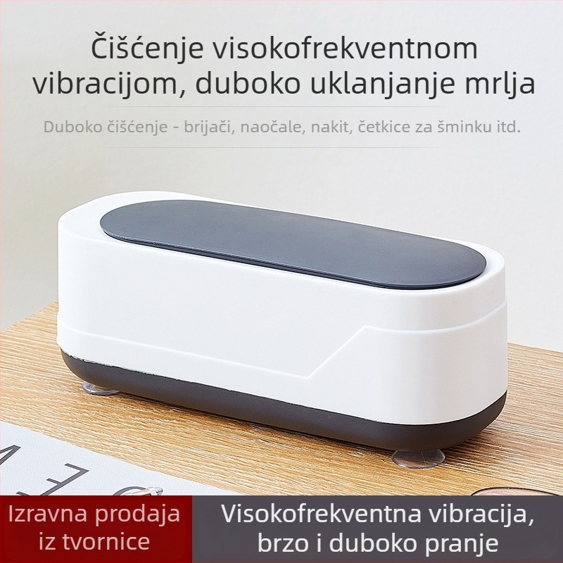 Ultrazvučni čistač za kontaktne leće, USB napajanje, 3W, 3.7V, kapacitet do 300 ml, mehanički način rada