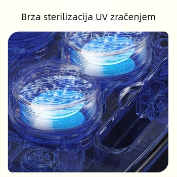 Laita ultrazvučni automatski uređaj za čišćenje kontaktnih leća, ovlaštena privatna marka, neto težina 500 g