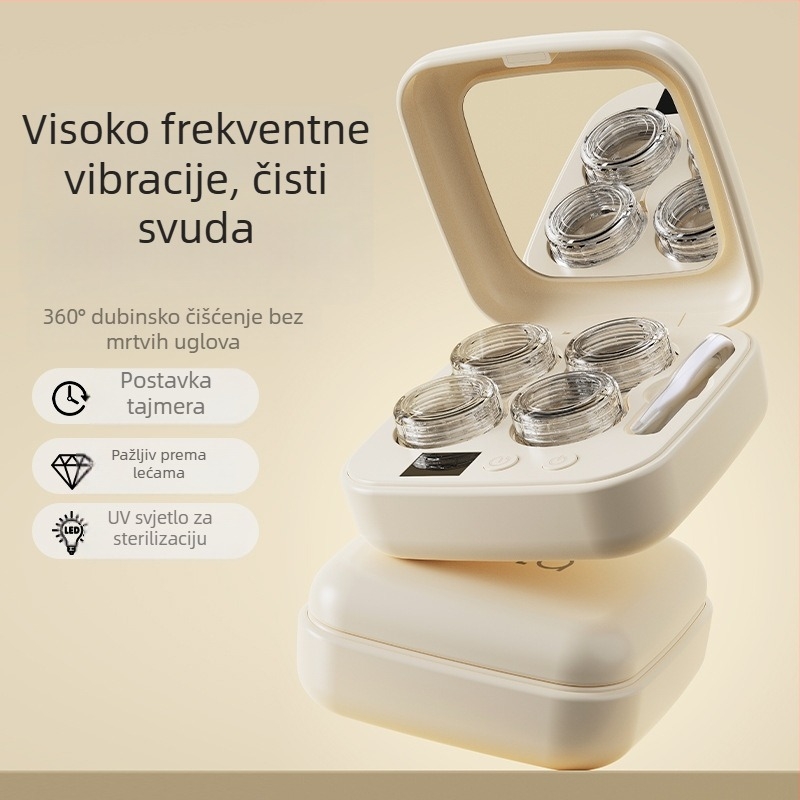 Laita ultrazvučni automatski uređaj za čišćenje kontaktnih leća, ovlaštena privatna marka, neto težina 500 g