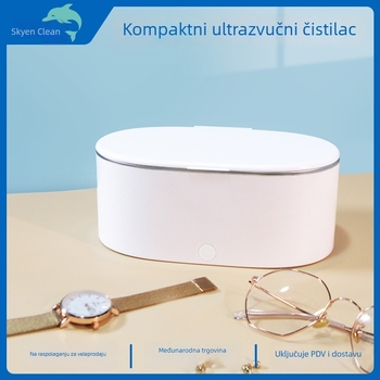 Sve-u-jednom ultrazvučni stroj za čišćenje naočala, 45000 Hz, 18 W, model JP-910, 1 pretinac, kućna upotreba