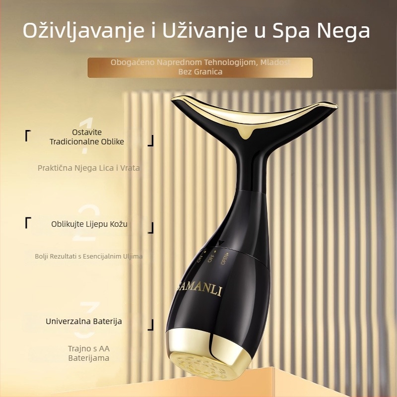 Kućni uređaj za masažu i pomlađivanje kože – prenosiv, ugrađena baterija 500–800 mAh, IPX1 vodootpornost, kućna uporaba