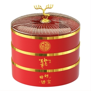 Guduoduo plastični tanjur za voće, svečani stil, lansirano 2024, premium kvaliteta