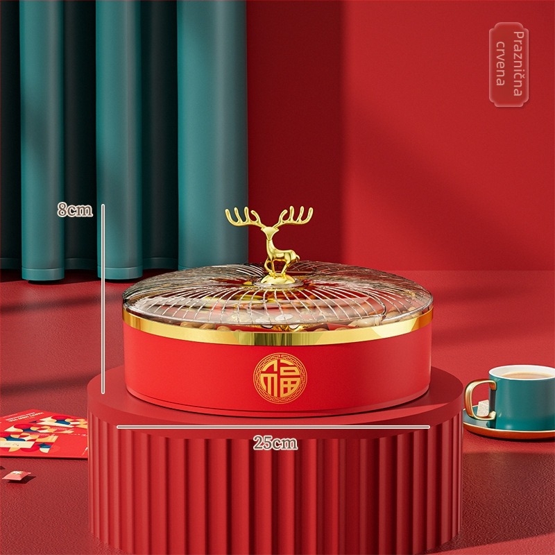 Guduoduo plastični tanjur za voće, svečani stil, lansirano 2024, premium kvaliteta