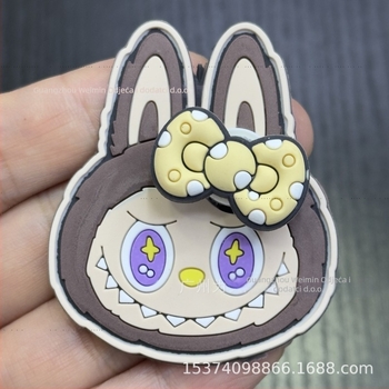 Labubu Meka plastična značka za cipele, kape, torbe i odjeću (Materijal: Drip plastic; Marka: Have fun; Primjena: obuće, kape, torbe, odjeća)