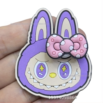 Labubu Meka plastična značka za cipele, kape, torbe i odjeću (Materijal: Drip plastic; Marka: Have fun; Primjena: obuće, kape, torbe, odjeća)