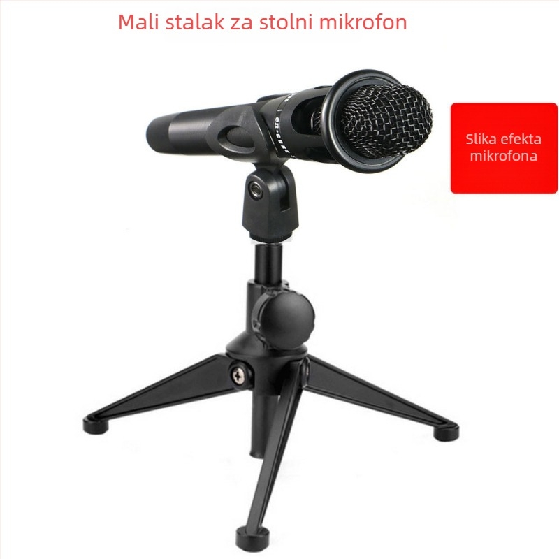 Stativ stolni mikrofon sa tri noge za bežični kondenzatorski mikrofon — Record Work