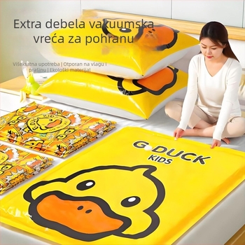 Vakuumska kompresijska vrećica za ćebad i odjeću, s pumpom, model 1313, PA+PE materijal